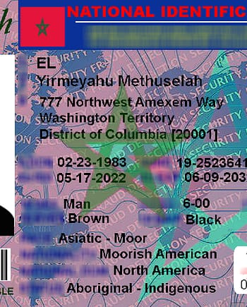 Enhanced Moorish National Identification