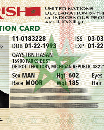 Enhanced Moorish National Identification Upgrade